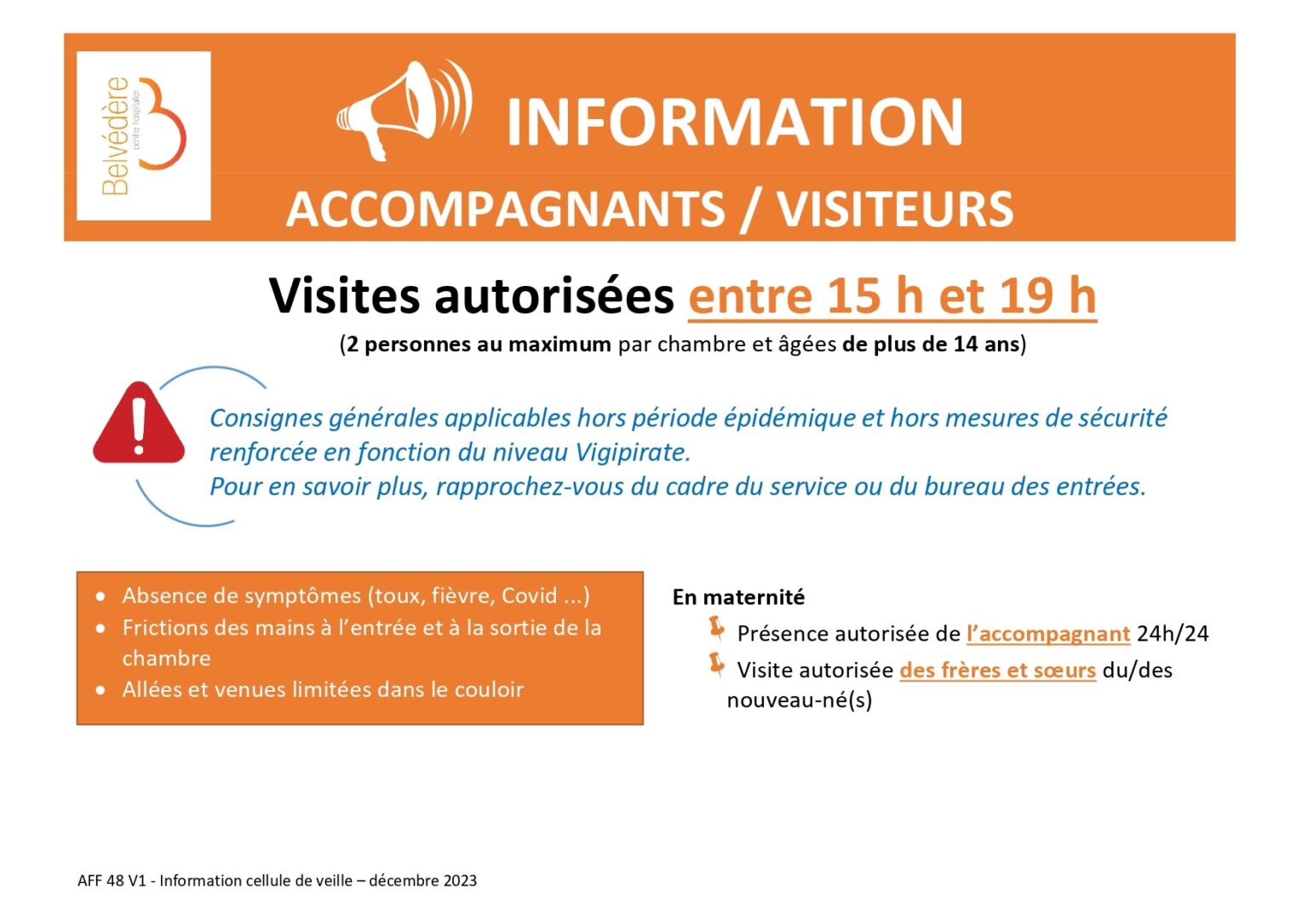 Centre hospitalier du Belvédère » Visites et consultations quoi de